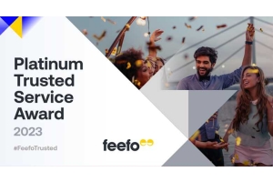 Feefo Platinum Status for the Fourth year running