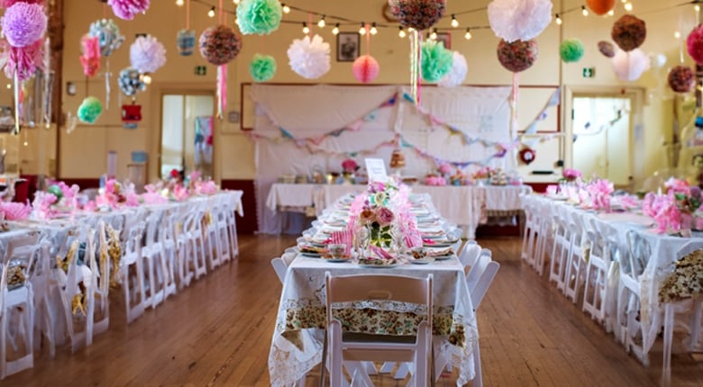 A Village Hall makes a great low-cost Wedding Venue