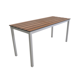 Enviro Slatted Top Rectangular Outdoor Table