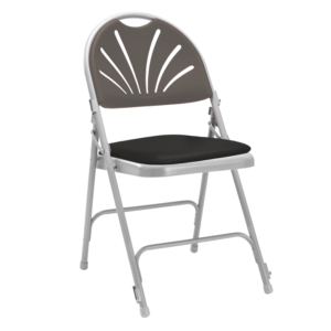 Comfort Steel Poly Chair with Vinyl Seat & Link - Set of 12