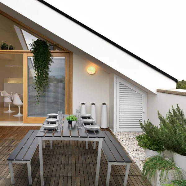 EnviroEco Black Outdoor Rectangular Quad Set - Image 5