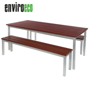 Enviro Mahogany Outdoor Rectangular Duo Set