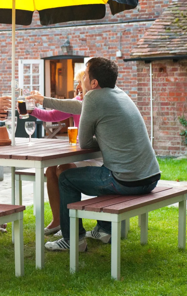 Enviro Solid Seat Outdoor Bench - Image 2