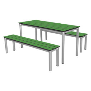 Enviro Compact Slatted Outdoor Table Set