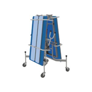 GoRoll Folding Table with Benches 8ft