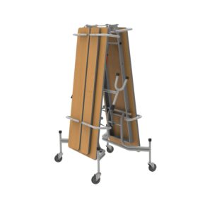 GoRoll Folding Table with Benches 10ft