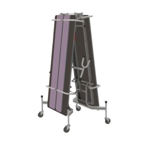 GoRoll Folding Table with Benches 12ft