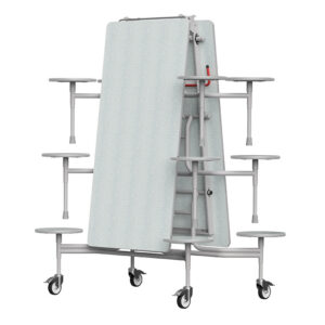 GoRoll Folding Table 10ft with 12 Stools